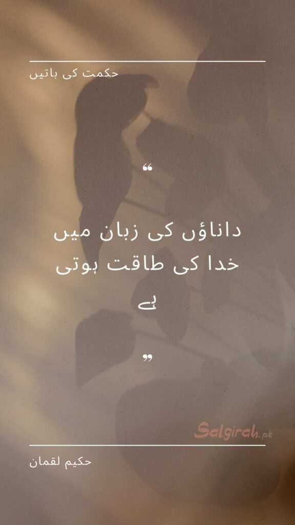 حکمت کی باتیں